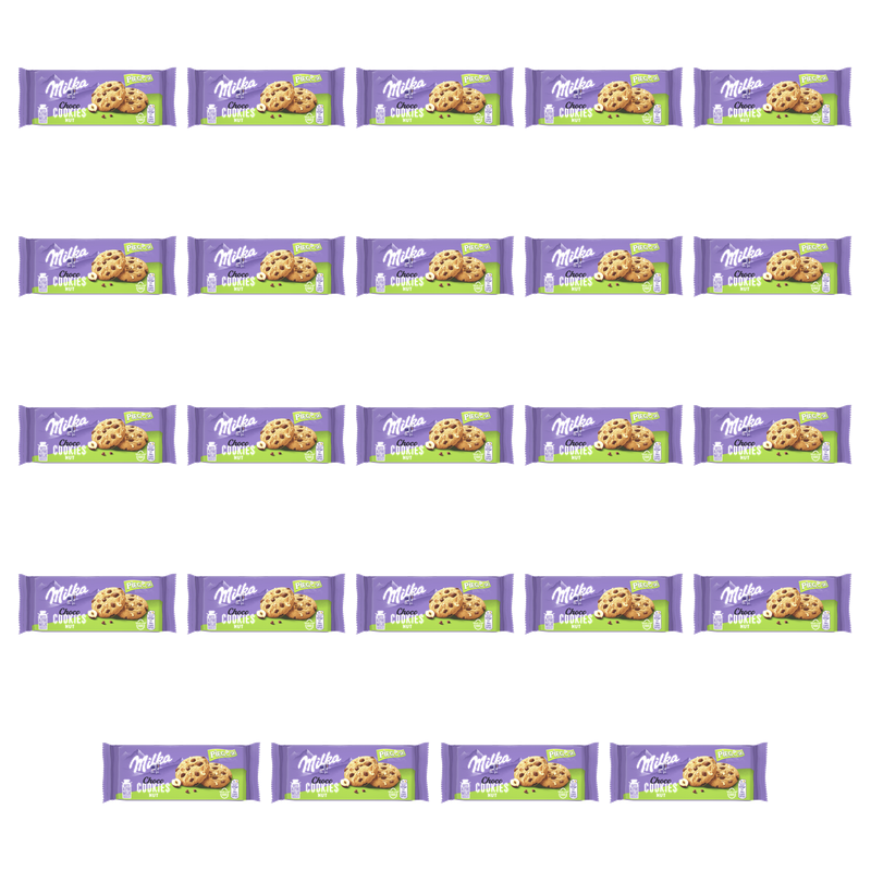 Milka Ciasteczka Pieguski Choco - Ciastka z Kawałkami Czekolady 135g X24